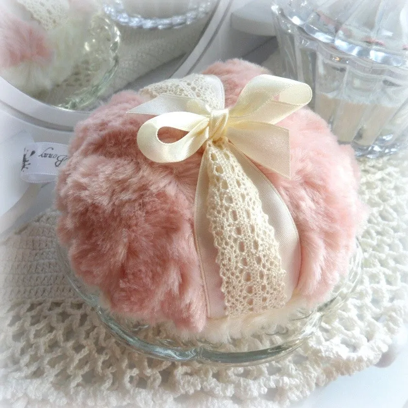 ANTIQUE PINK - Powder Puff, 4 inch