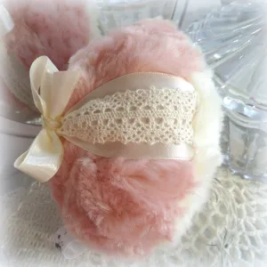 ANTIQUE PINK - Powder Puff, 4 inch