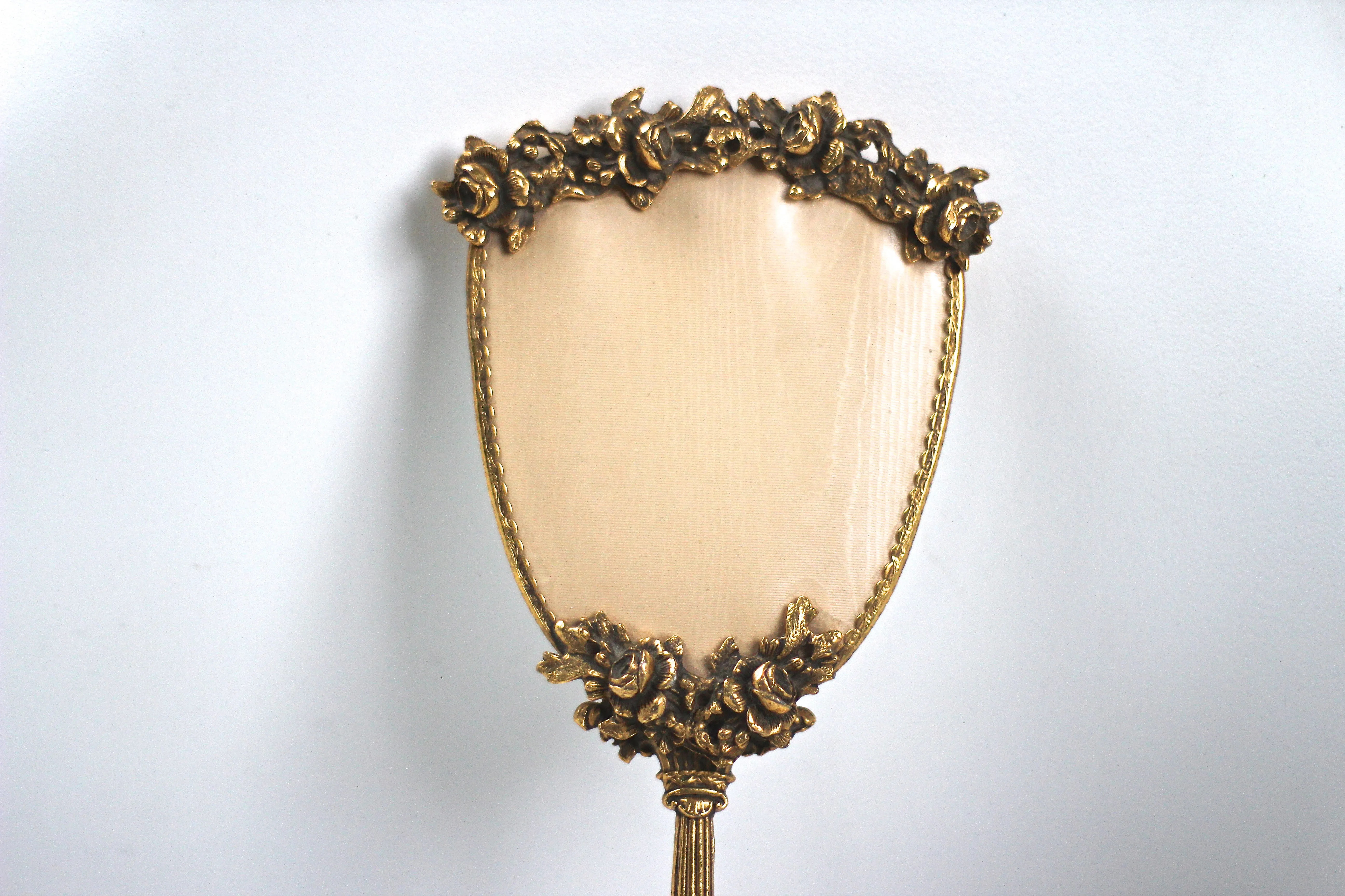 Antique Rare Floral Vanity Set