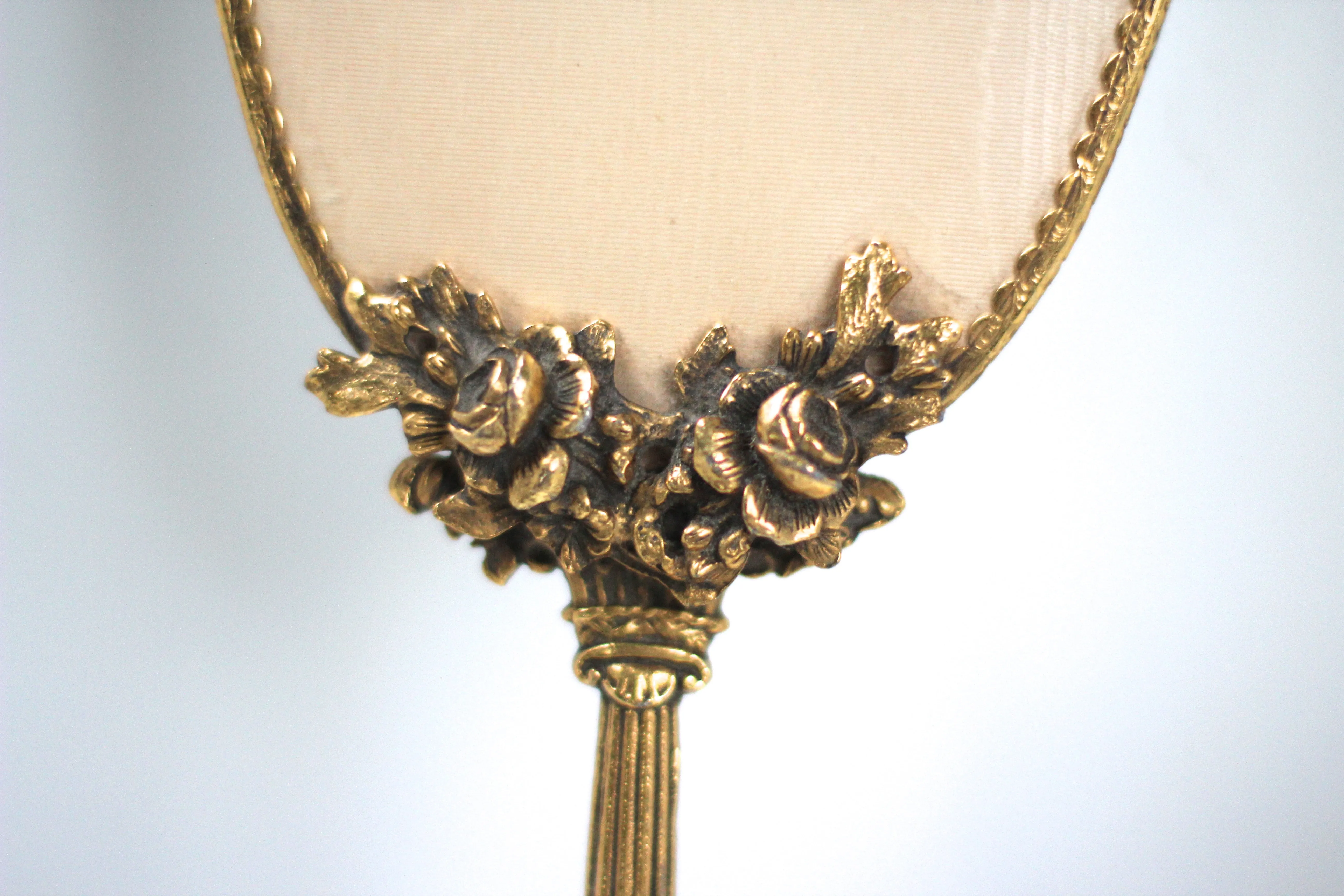 Antique Rare Floral Vanity Set