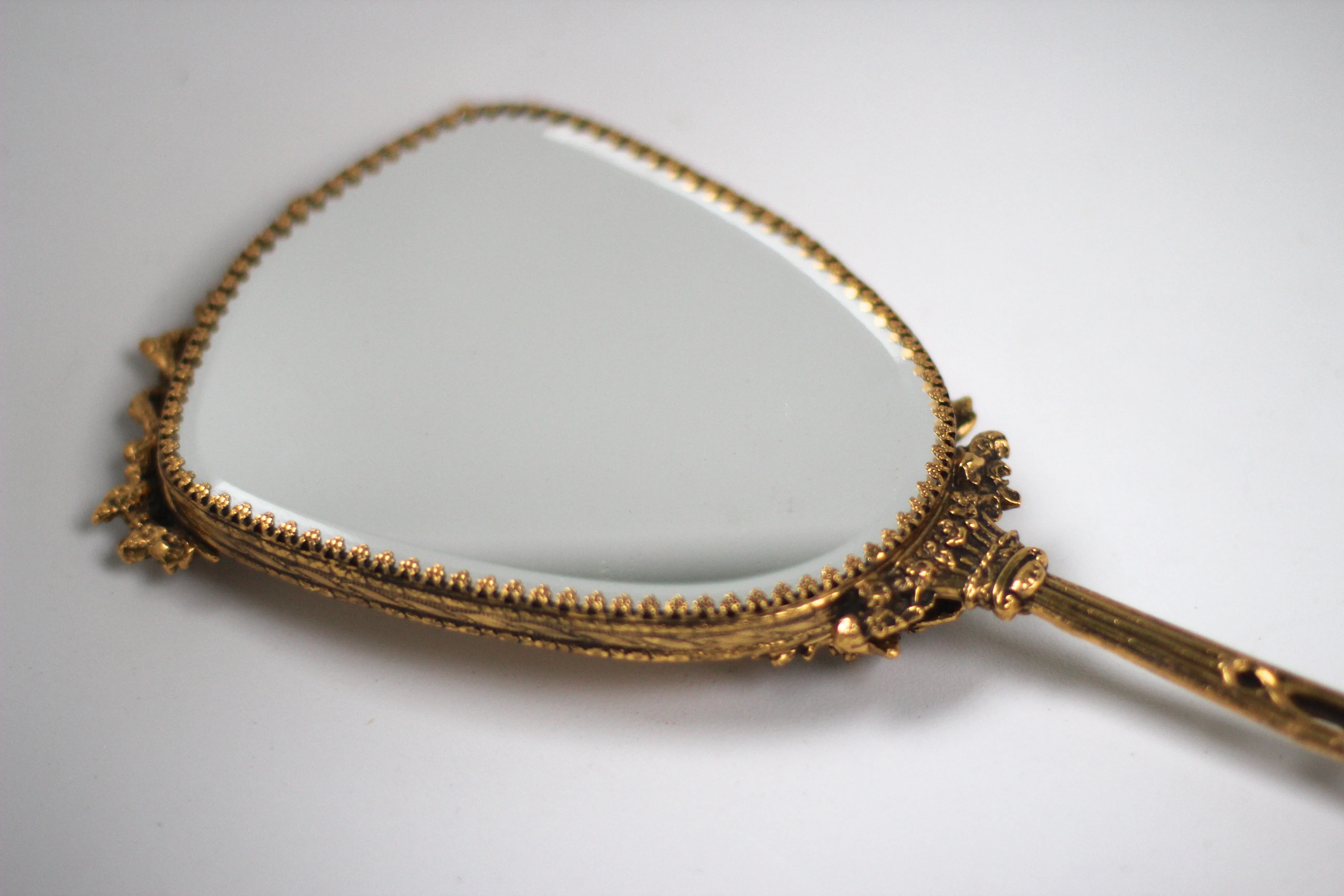 Antique Rare Floral Vanity Set