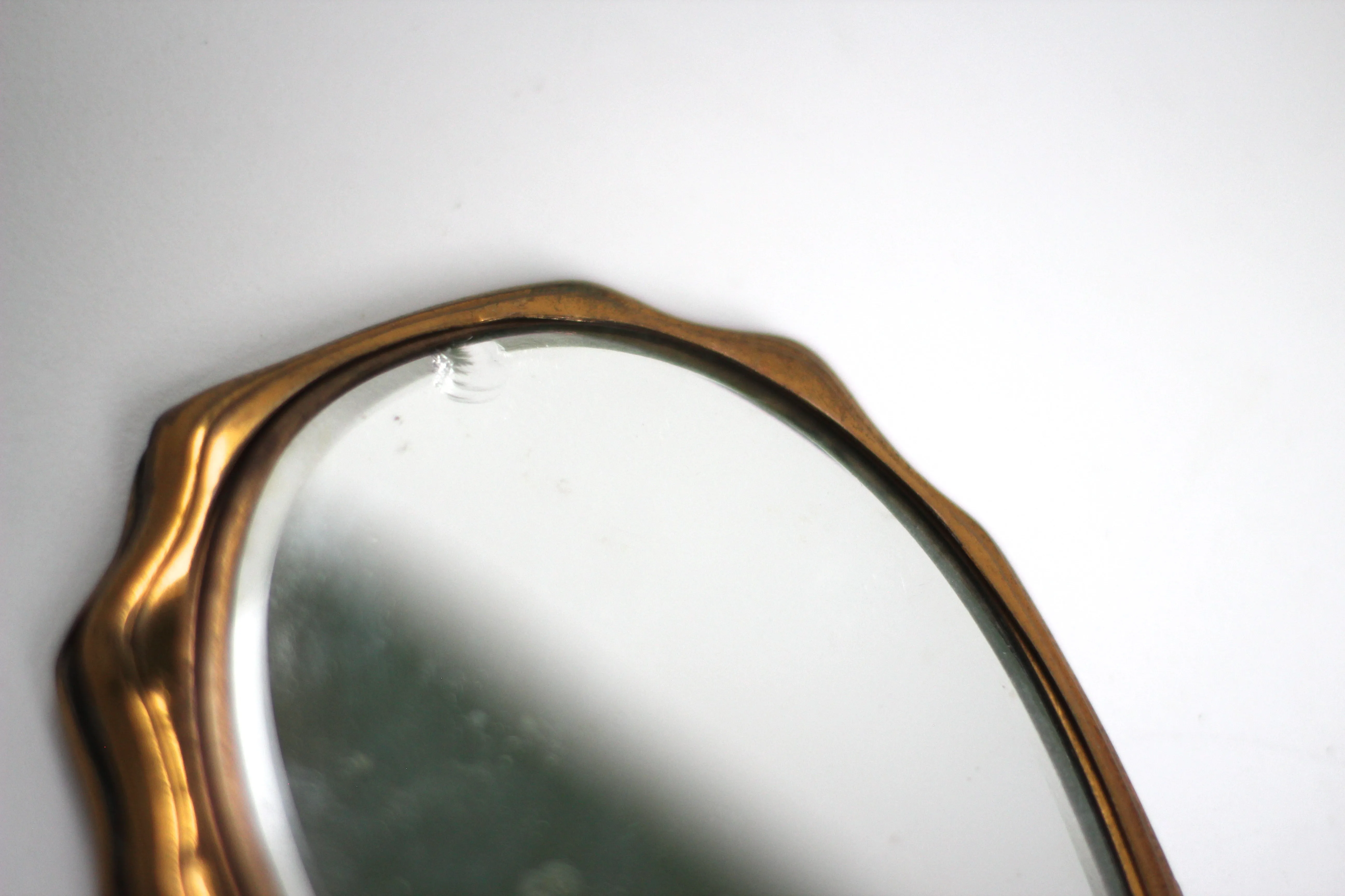 Antique Silver Bronze Vanity Set