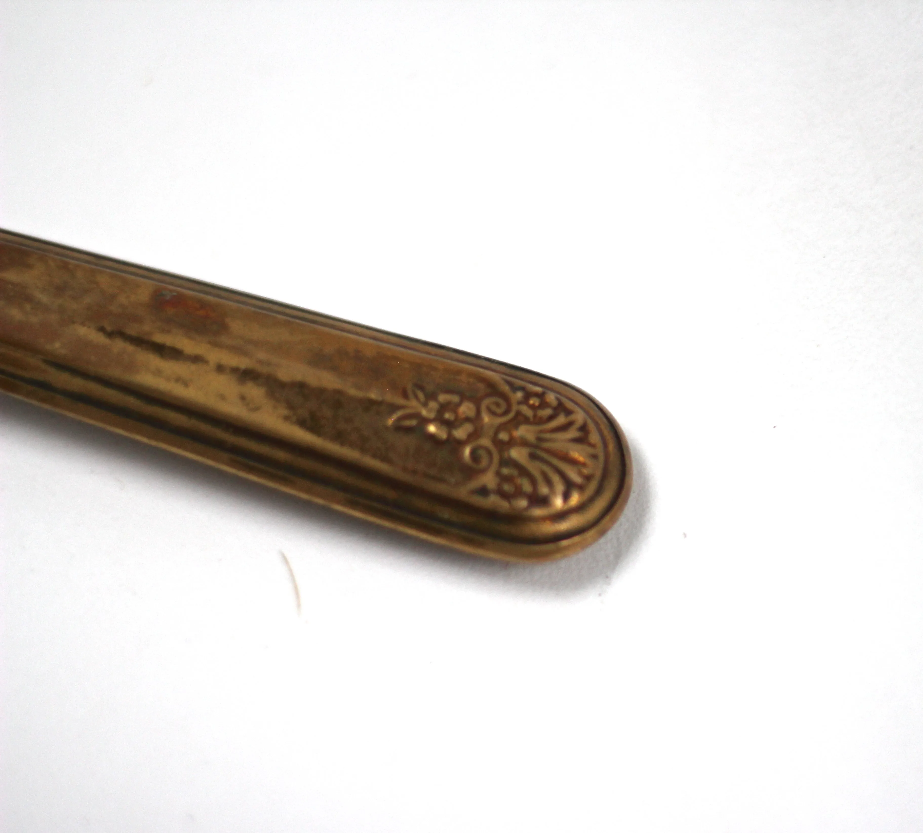 Antique Silver Bronze Vanity Set