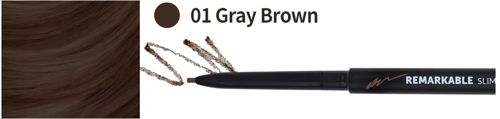 Aperire Remarkable Slim Brow Pencil 0.08g - 3 Colors