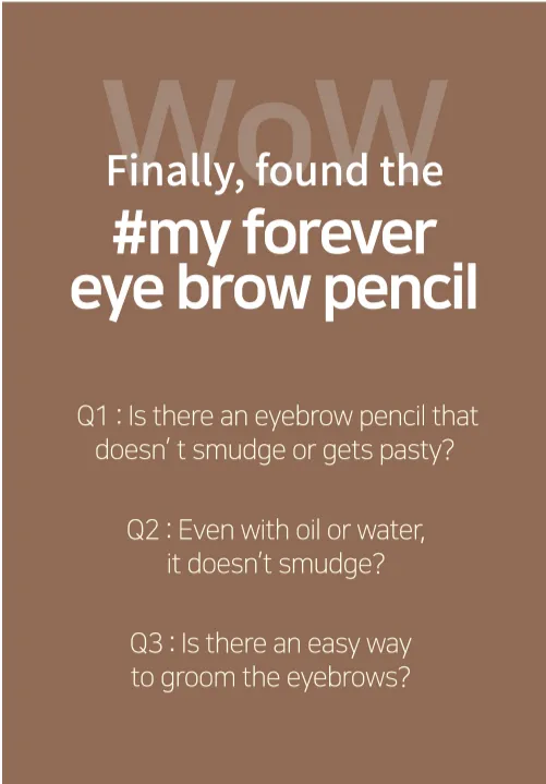 Aperire Remarkable Slim Brow Pencil 0.08g - 3 Colors