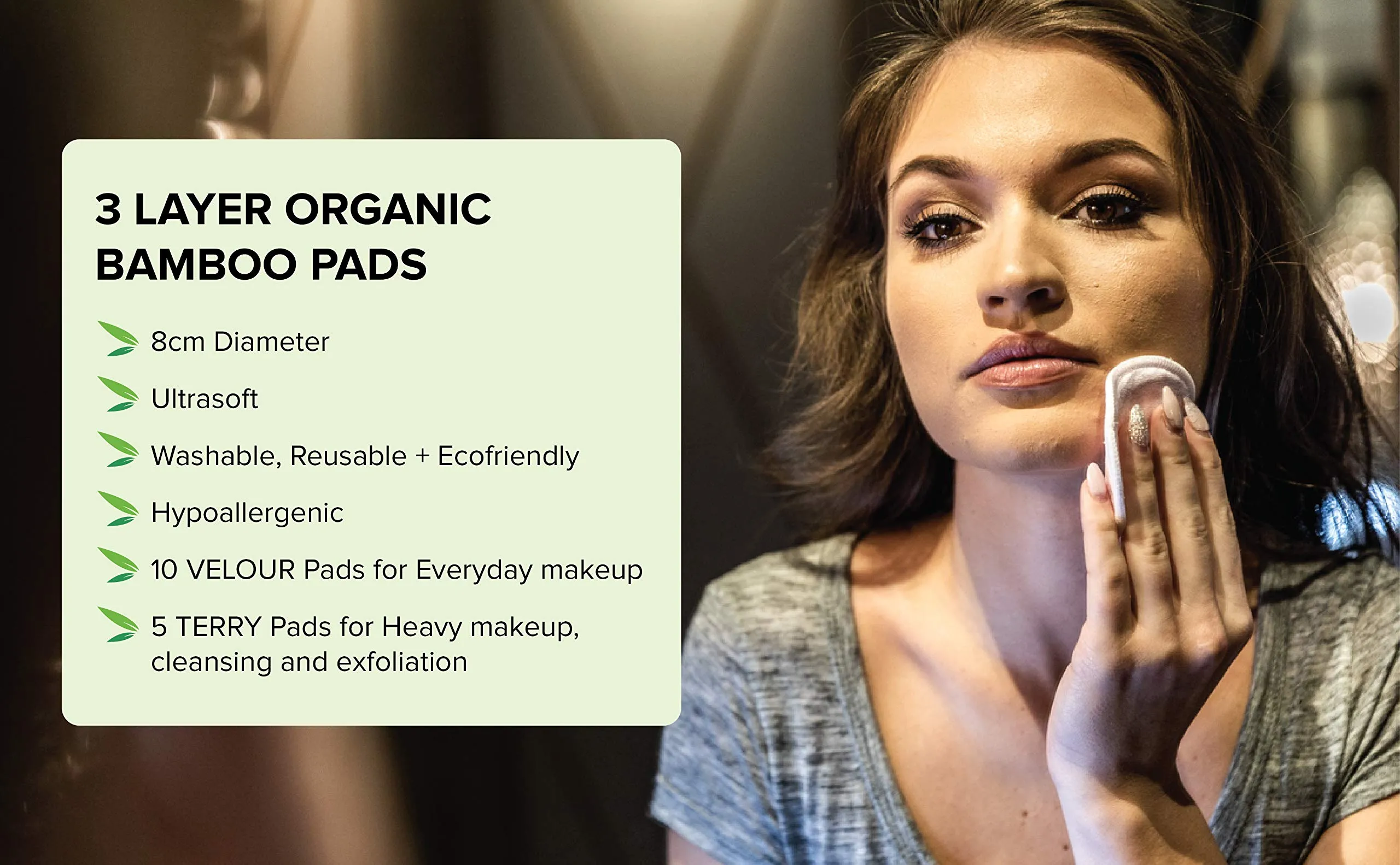 Arashiyama¬Æ Twilight Toolkit I 15 Reusable Bamboo Makeup Remover Pads, Toothbrushes and more I Everyday beauty essentials | FREE Laundry Bag included
