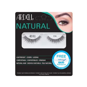 Ardell Lashes Natural 174 (1 Pair with FREE DUO Adhesive)