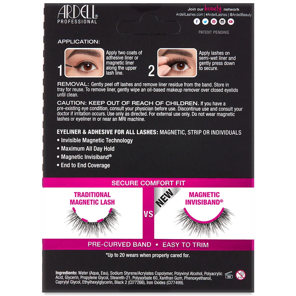 Ardell Magnetic Faux Mink Mega Hold Lashes Liner and Lash Kit - 820