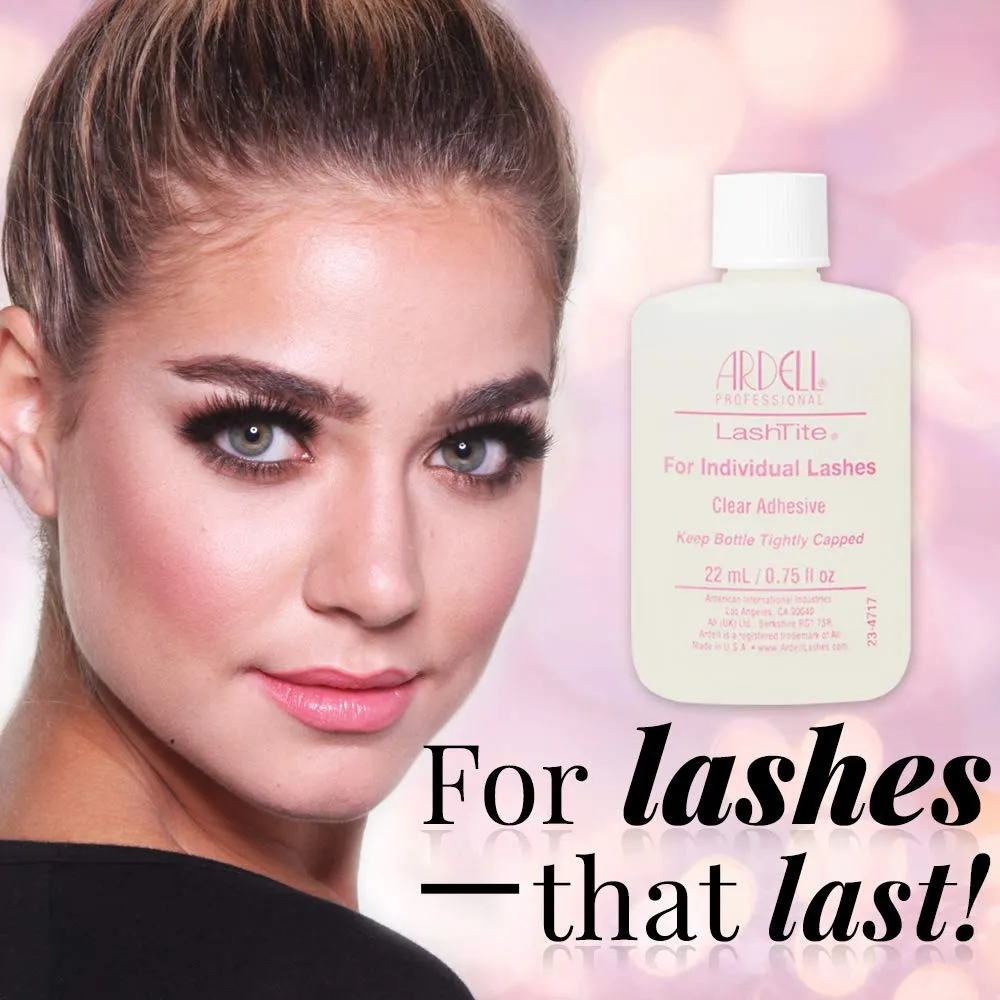 Ardell Professional Lashtite For Individual Eyelash Clear Adhesive 22ml / 0.75 fl.oz.
