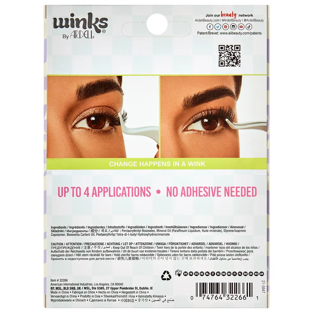 Ardell Winks Press On Pre-Glued Underlash Extensions Kit - Galore Natural