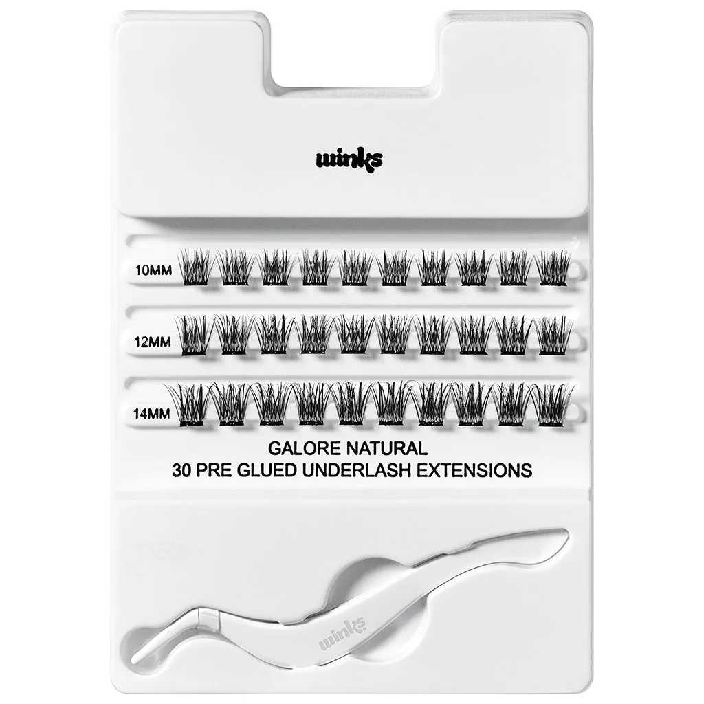 Ardell Winks Press On Pre-Glued Underlash Extensions Kit - Galore Natural