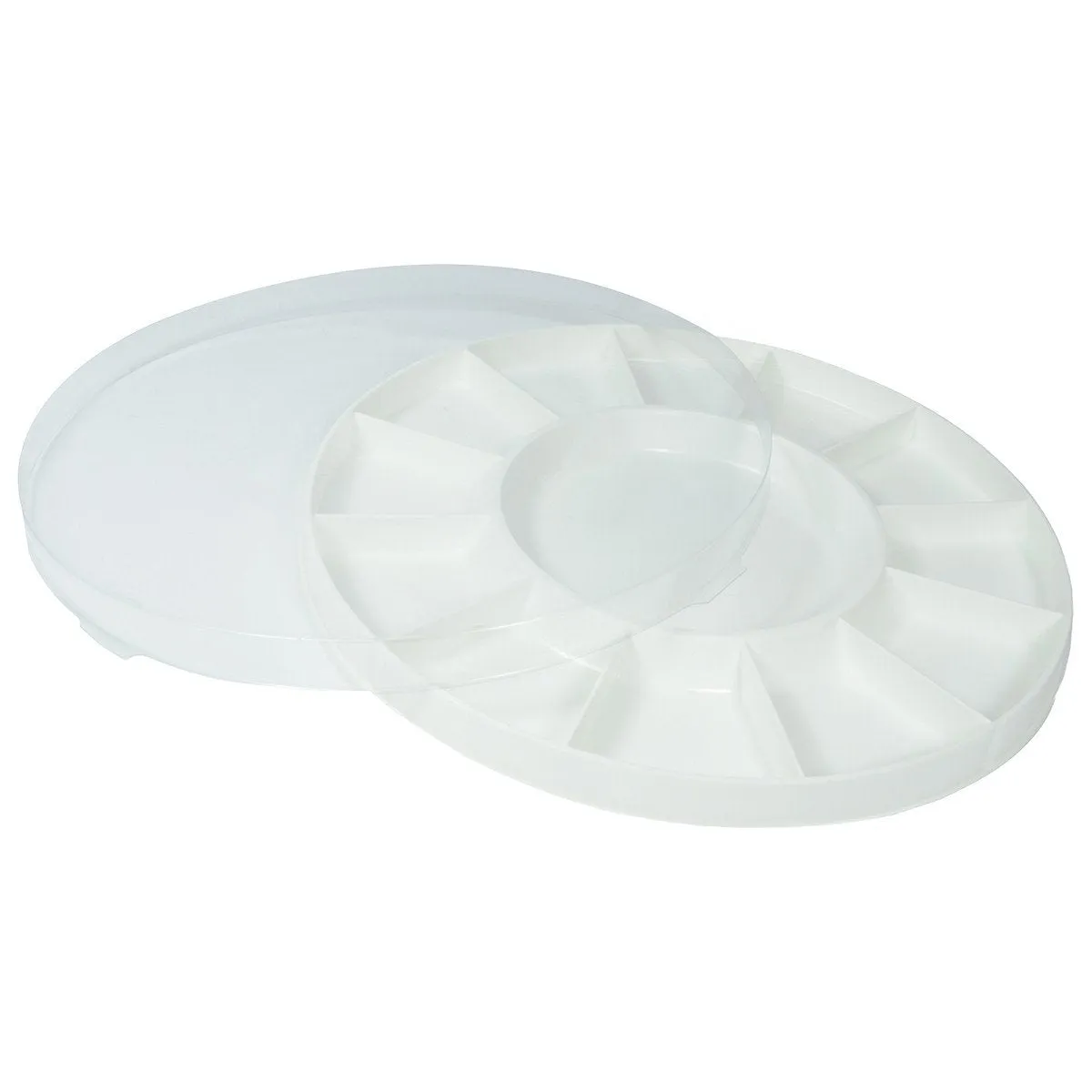 Art Advantage 11.25" x 1" 12 Well with Cover Round Palette
