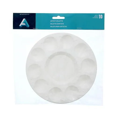 Art Alternatives Round 10-Well Palette Paint Tray
