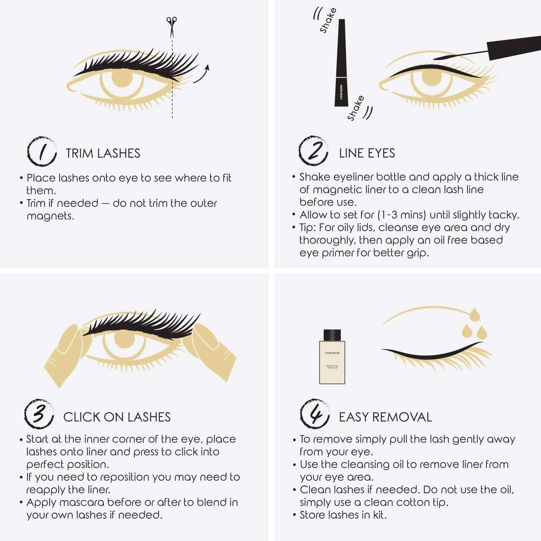 AU Magnomatic Magnetic Eyeliner   Lash kit - Audrey (Bonus Natural Taylor Lashes)