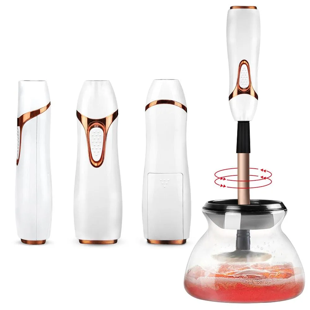 Automatic Makeup Brush Cleaner Electric Makeup Brushes Washing Machine 10 Seconds Silicone Fast Cleaner Dryer Cleaning Tool