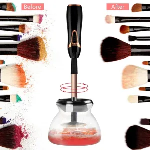 Automatic Makeup Brush Cleaner Electric Makeup Brushes Washing Machine 10 Seconds Silicone Fast Cleaner Dryer Cleaning Tool