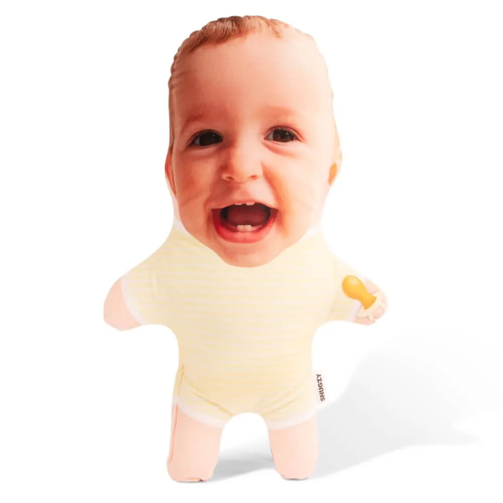 Baby Grow Yellow Face Pillow