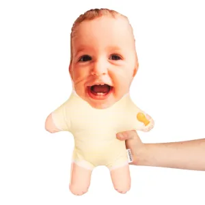 Baby Grow Yellow Face Pillow