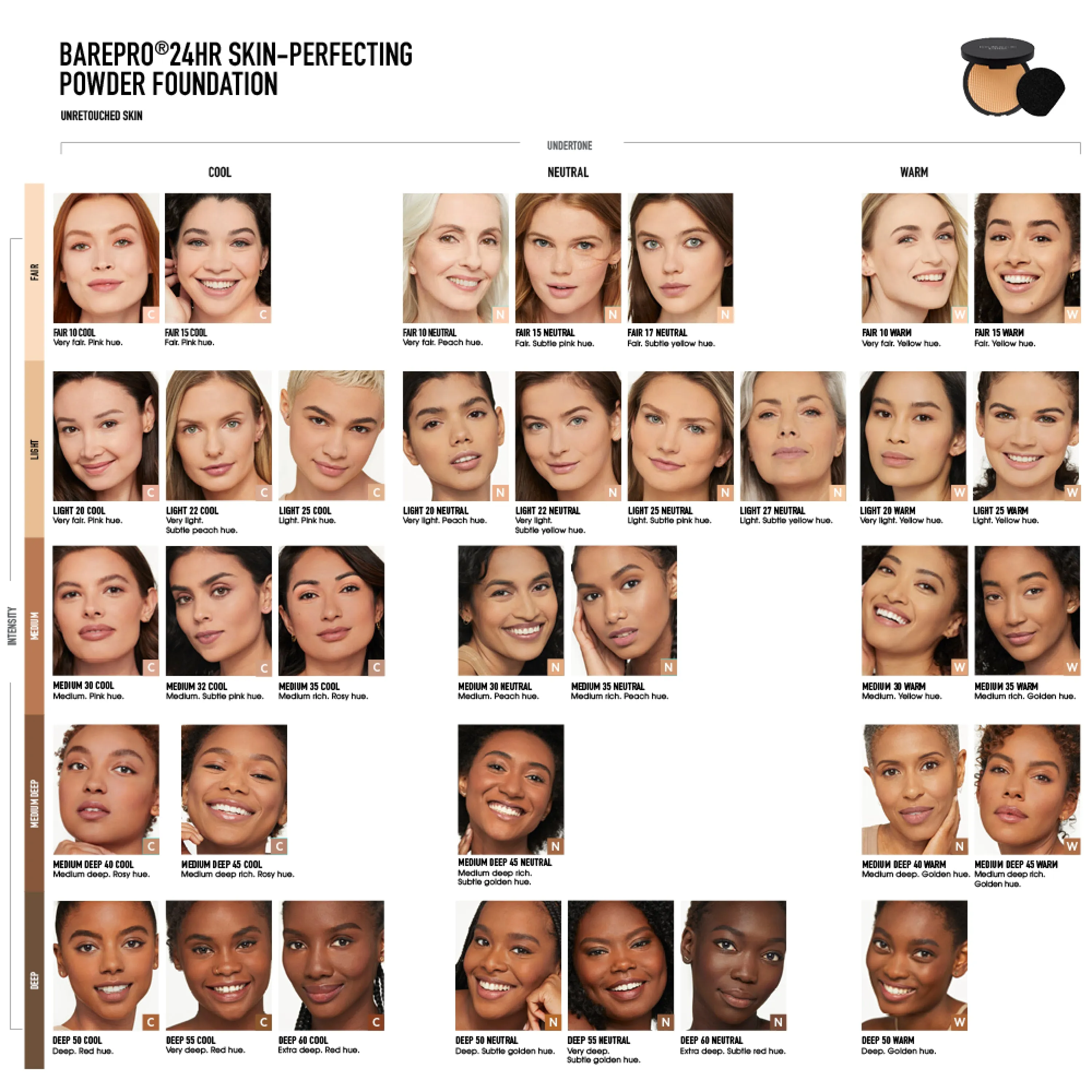 BAREPRO® 24HR Powder Foundation & Luxe Brush Bundle