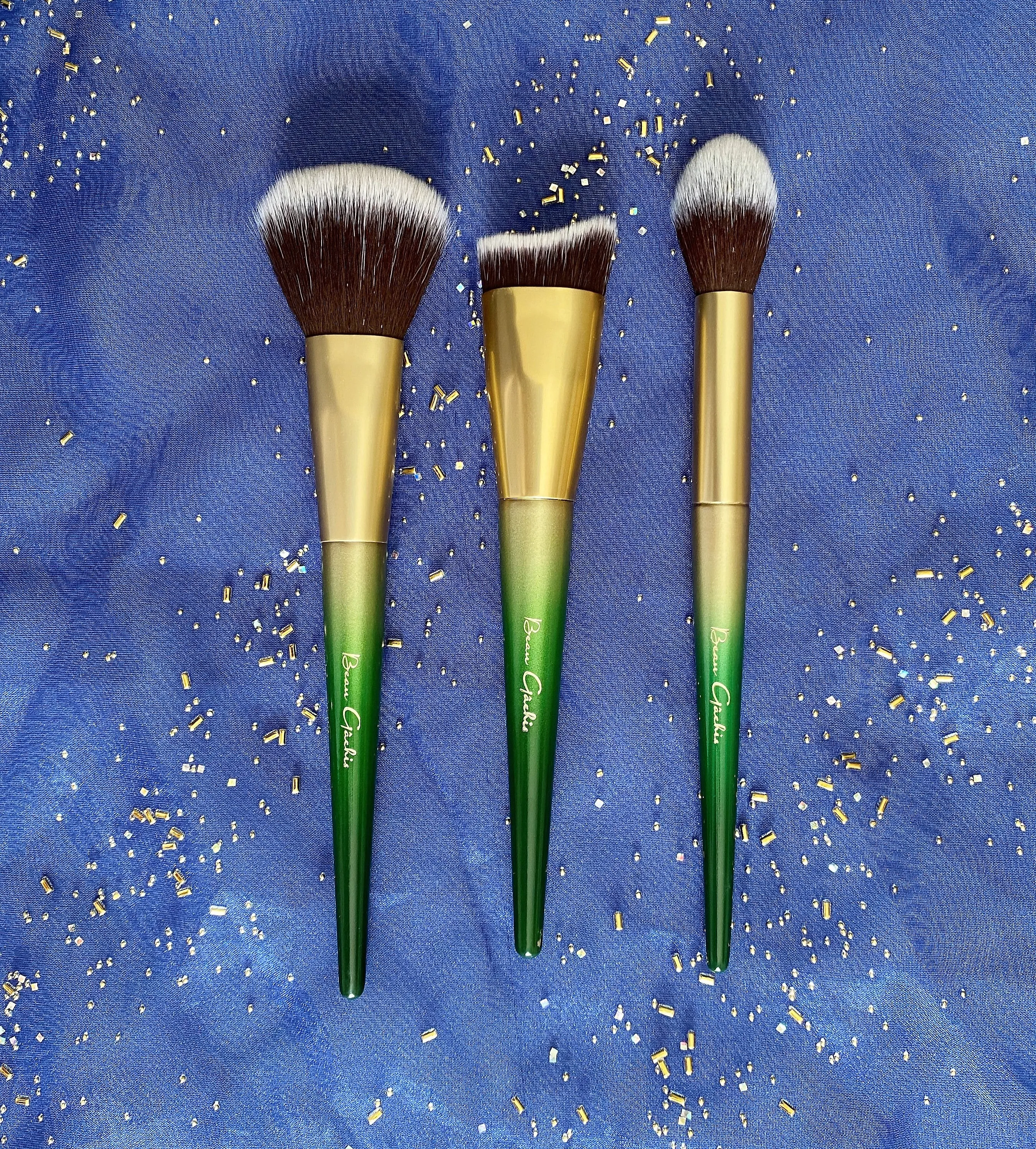 Beau Gâchis Cosmetics Sculpt, Highlight, and Blend Brush Trio