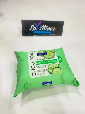 Beauty Formulas Cool Moist Cucumber Cleansing Wipes