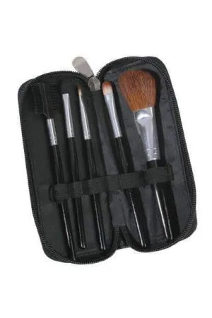 Beauty Treats 5 Piece Brush Set w/ Zipper Pouch #137
