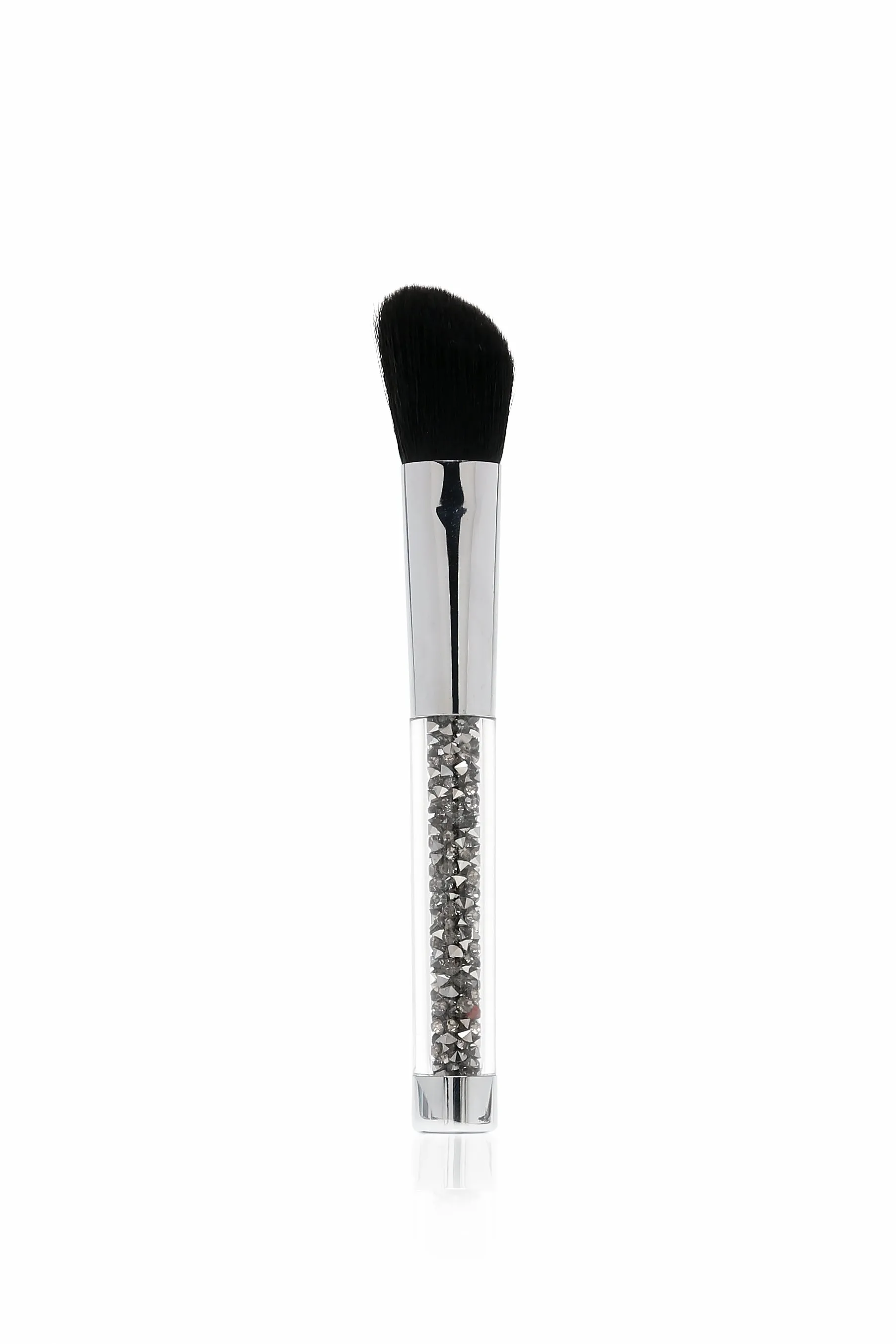 Bebella Cosmetics Angled Blush Bling Brush - Gunmetal