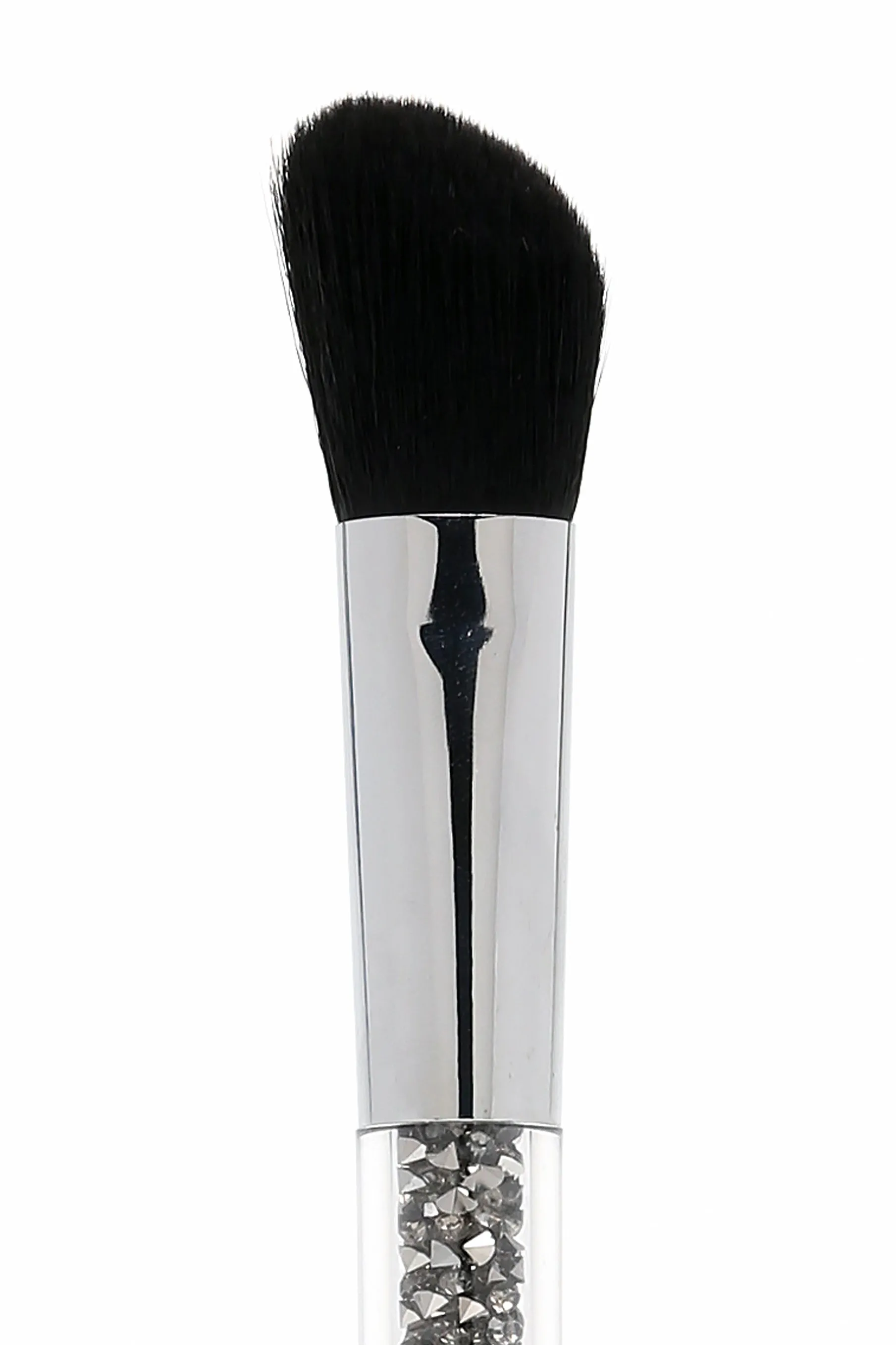 Bebella Cosmetics Angled Blush Bling Brush - Gunmetal