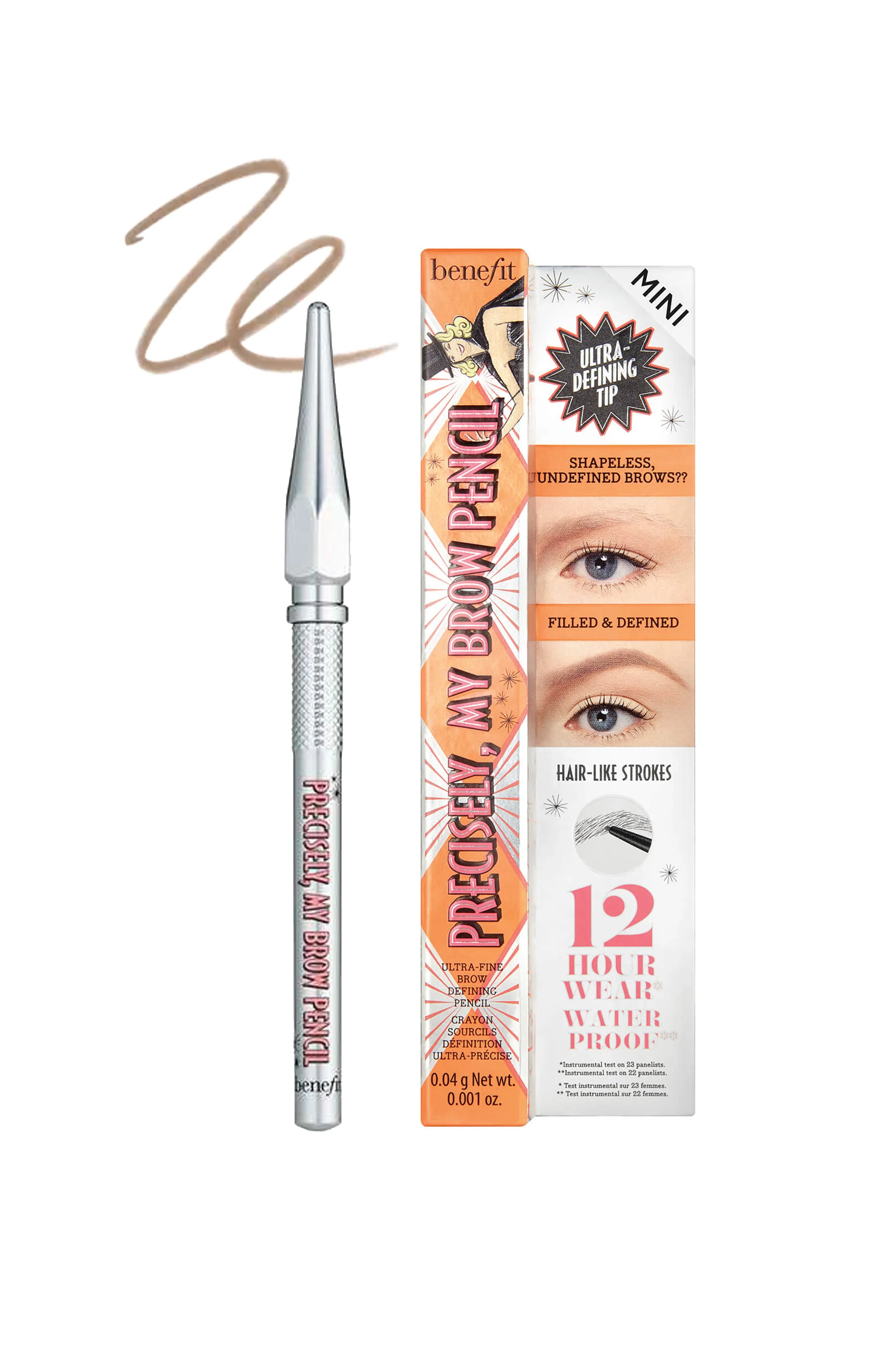 BENEFIT Precisely My Brow Pencil 02 Light Mini .04g