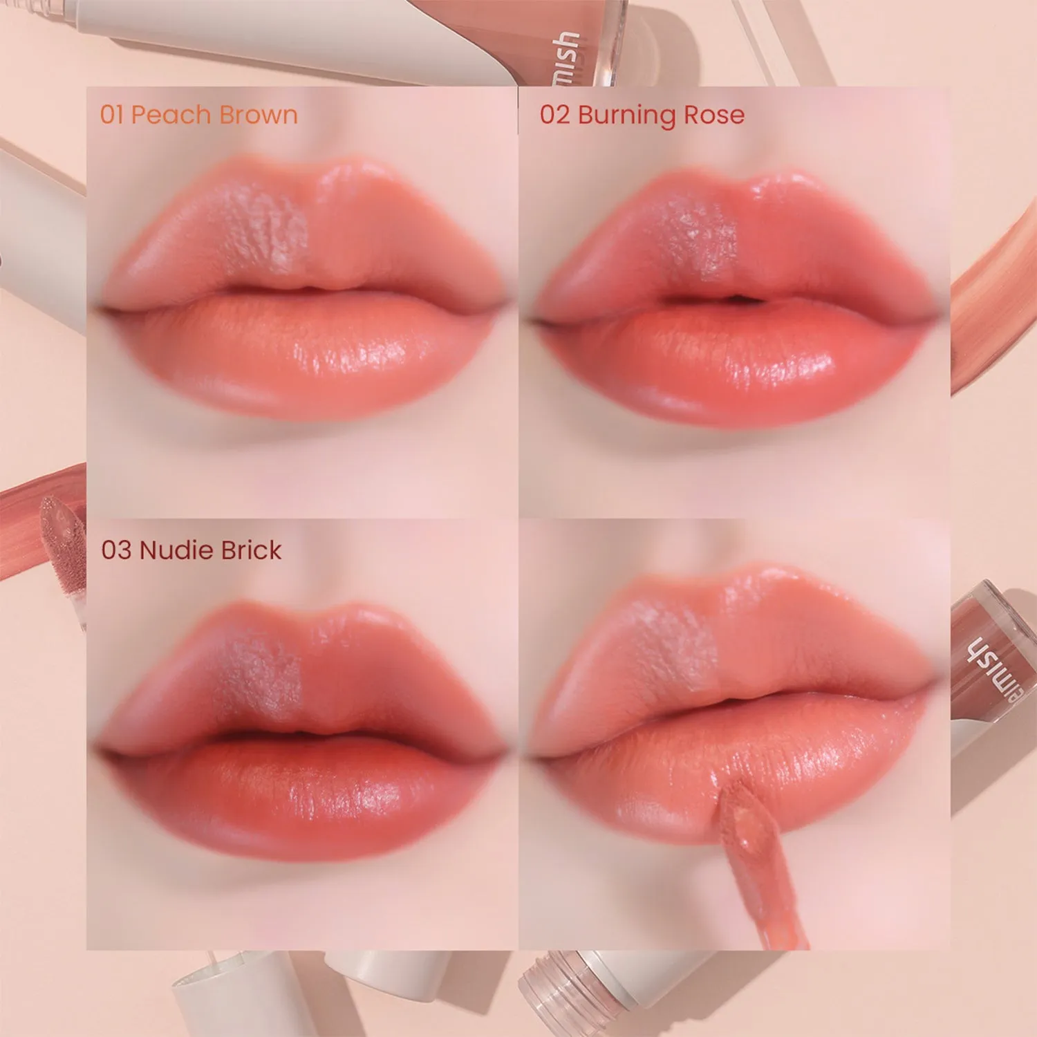 [BF] Dailism Liquid Lipstick Peach Brown