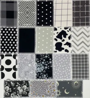 Black and White Reusable Makeup Remover 12 Pack