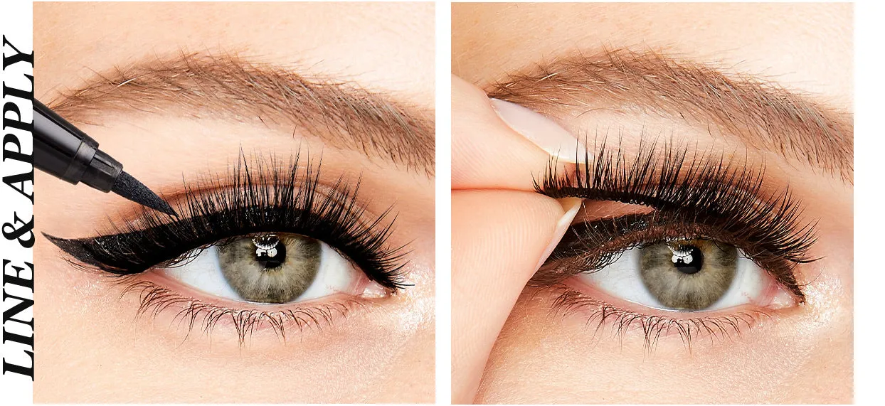 Black Diamond Magic Waterproof Eye Liner   Lash Glue (Full Size)
