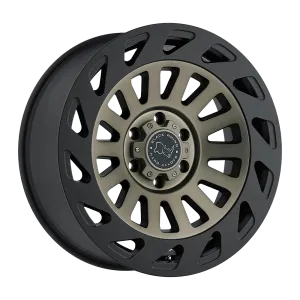 Black Rhino Madness 20X9 5X127 -12 mm Dark Tint Machine Face W/ Matte Black Lip