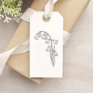 Bluebell Flower Rubber Stamp