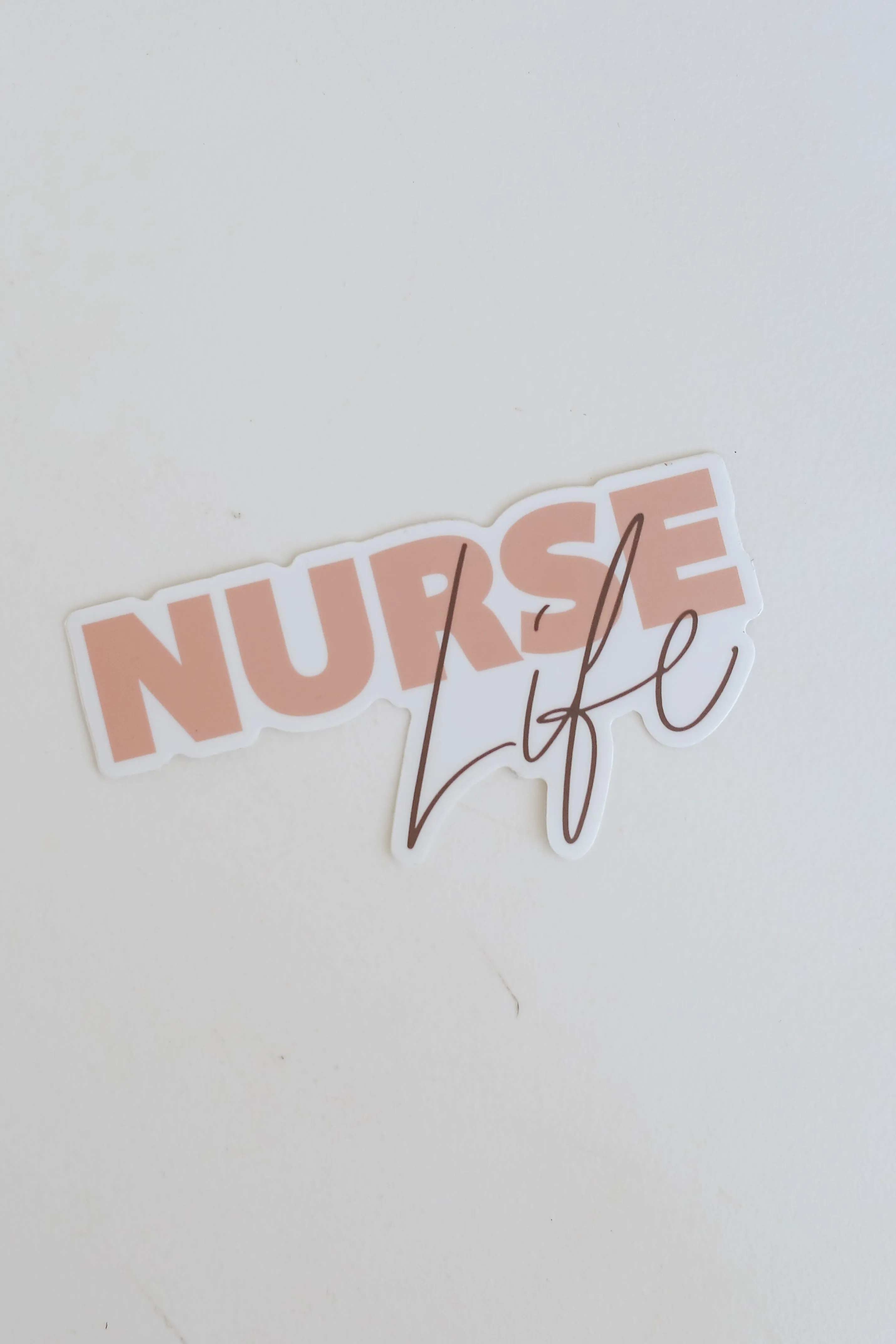 Blush Nurse Life Sticker