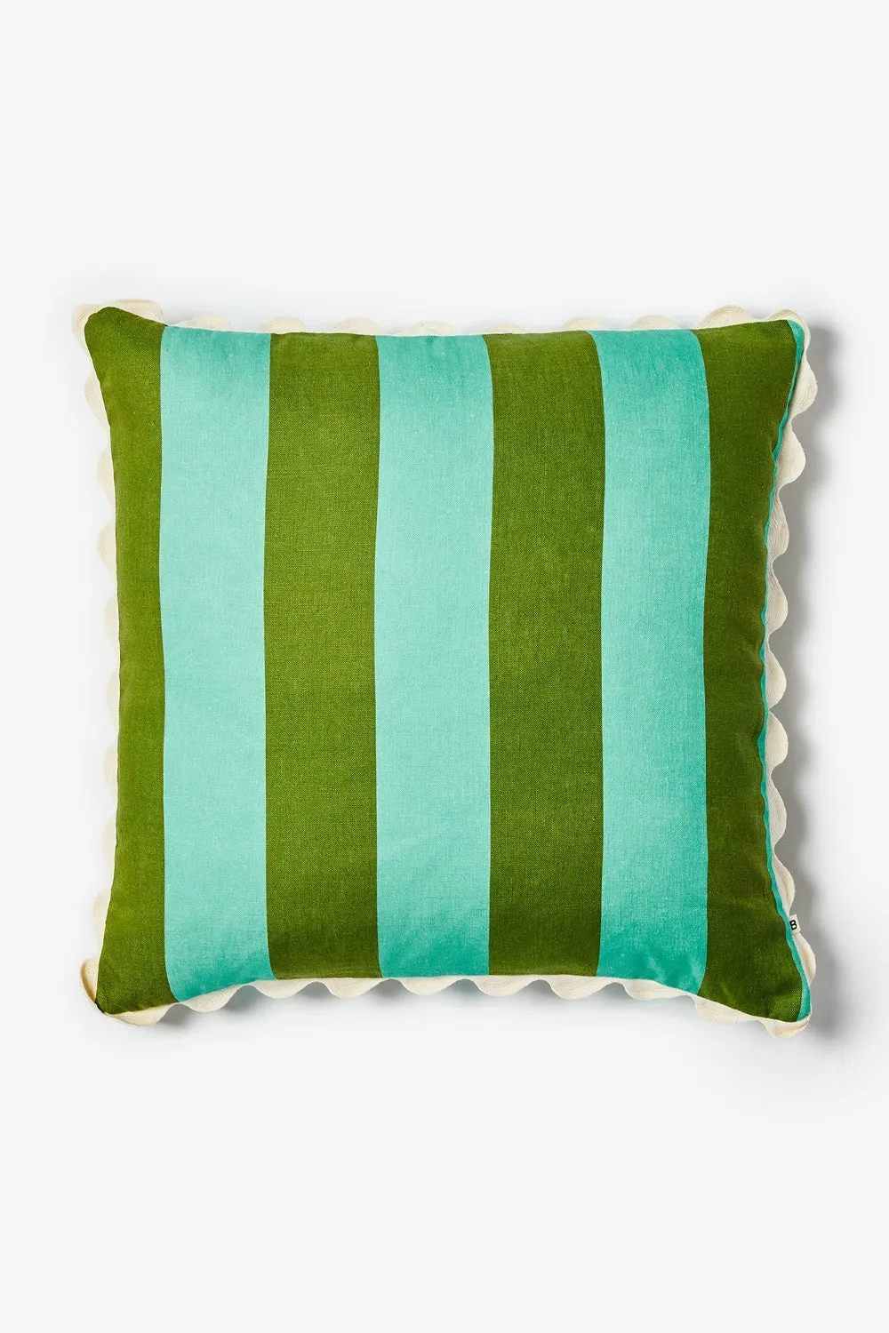 BONNIE AND NEIL BIG STRIPE MINT CUSHION 60CM