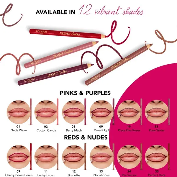Bourjois velvet contour lip pencil