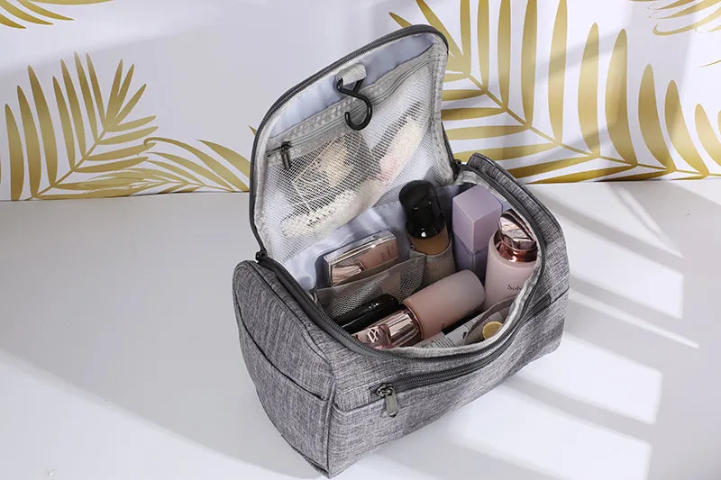 Bridesmaid Gifts Canvas Makeup Bag Cosmetic Bag Dopp Kit Makeup Case Toiletry Bags