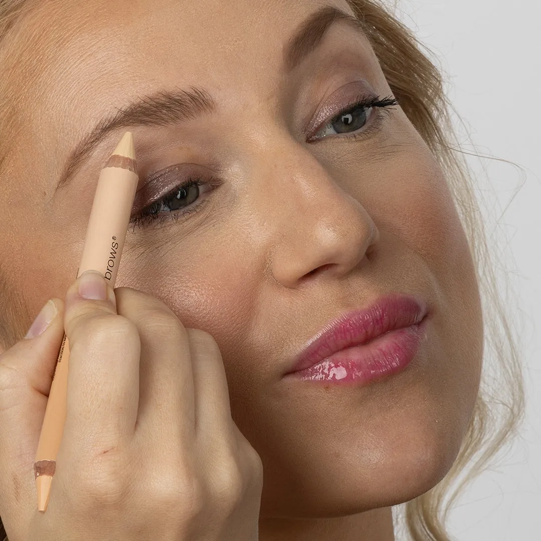 Brow Duo Pencil: Concealer & Highlighter