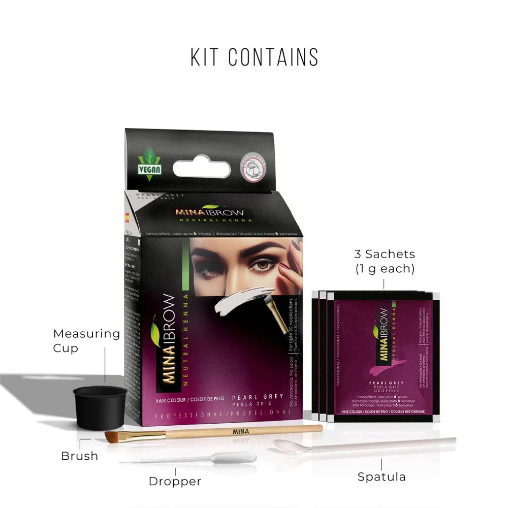 Brow Henna Regular Kit - Pearl Grey