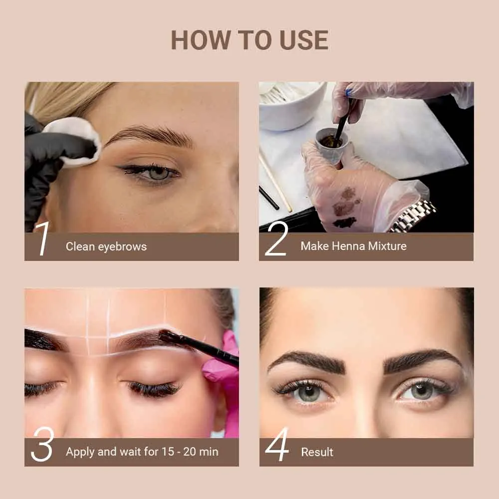 Brow Henna Regular Kit - Pearl Grey