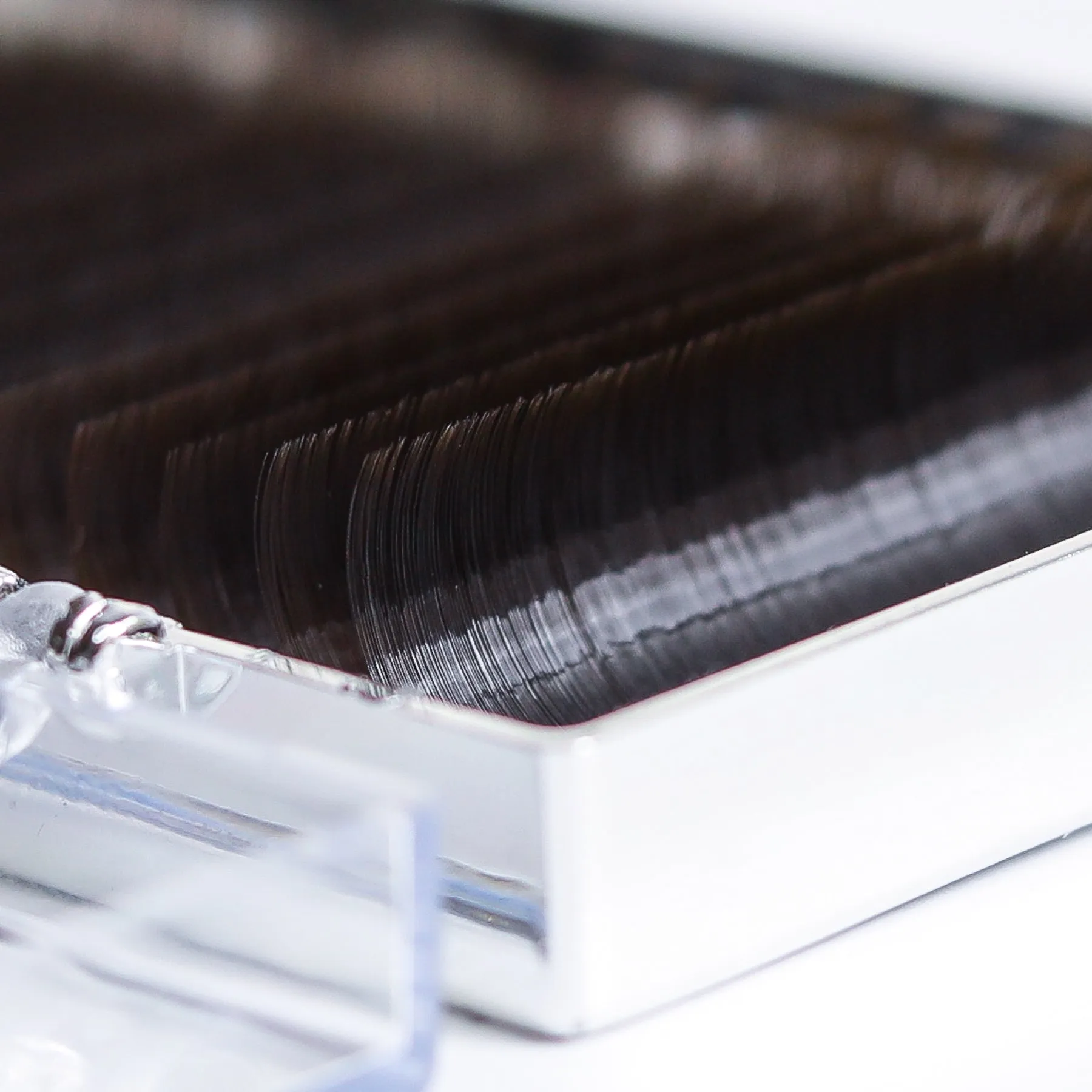 Brown Eyelash Extensions - 6 Line Mix