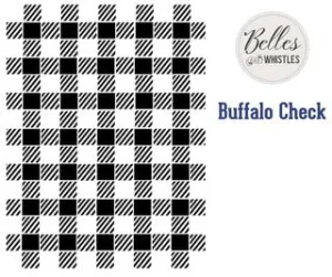 Buffalo Check Stencil - Dixie Belle Paint Company