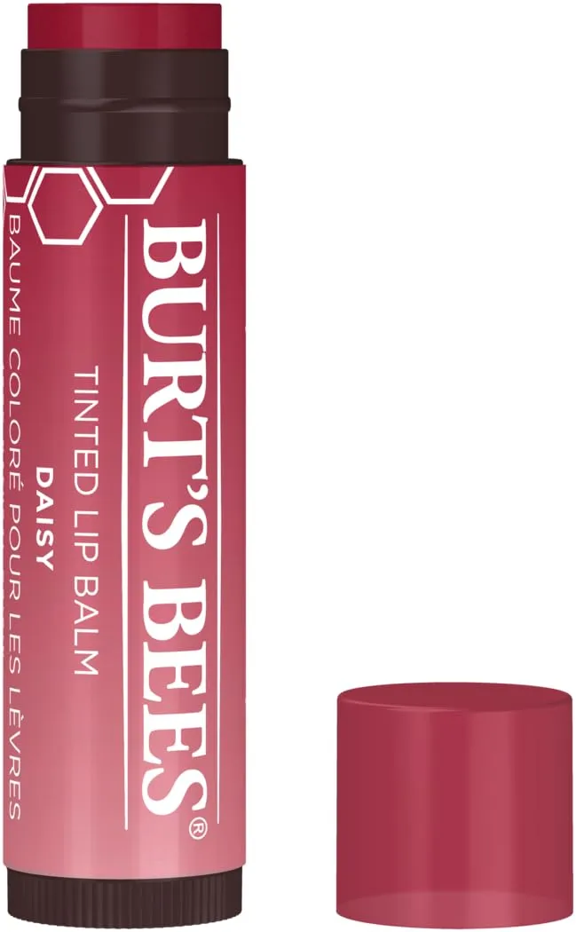Burt's Bees 100% natural origin moisturizing Tinted Lip Balm, Daisy with Shea Butter-1 Tube 1 count