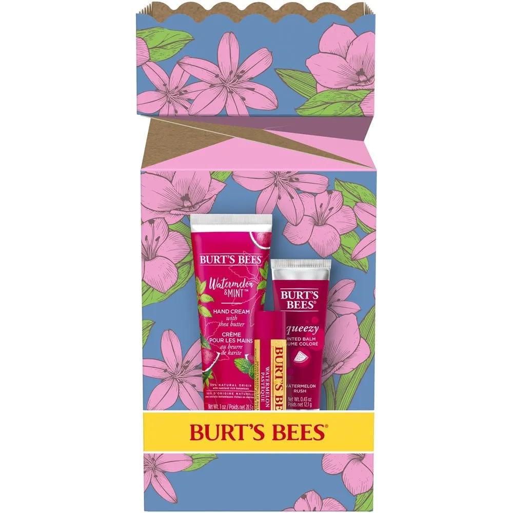 Burt's Bees You're One In A Melon Lip & Hand Cream Gift Set