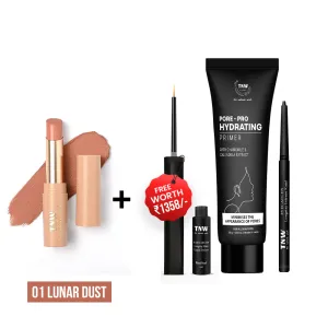 BUY BULLET LIPSTICK  GET KAJAL   EYELINER   PRIMER FREE