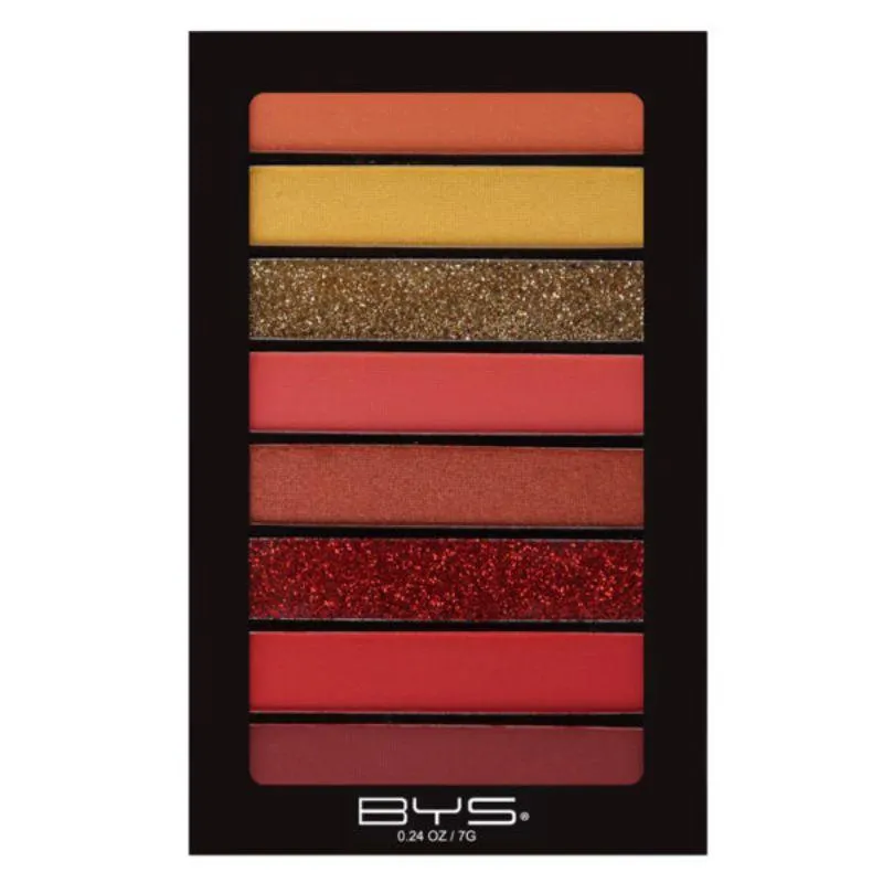 BYS 8 Flame Horizontal Eyeshadow Palette