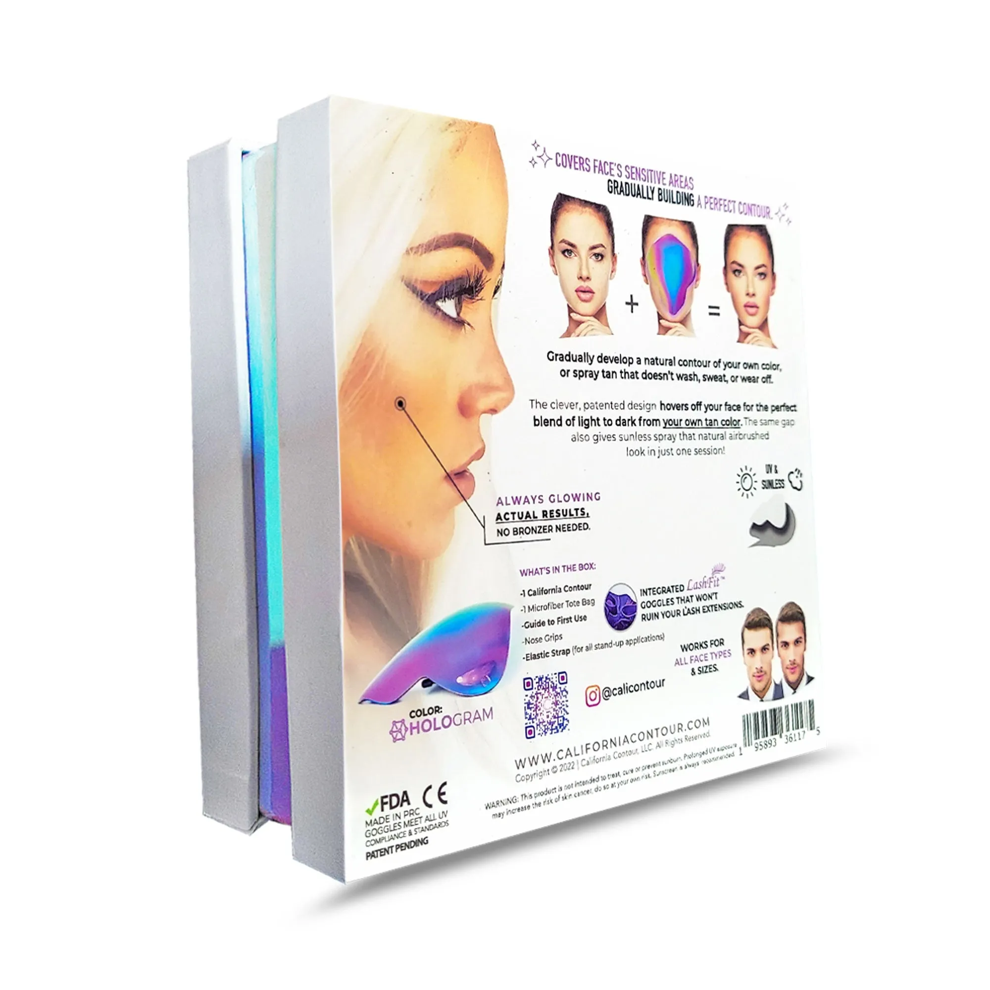 California Contour V2 Tanning Goggles Shield