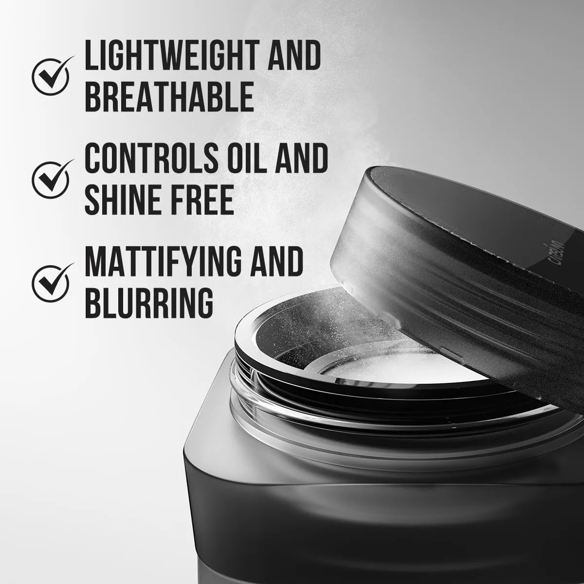 CARSLAN Soft Focus Loose Setting Powder, Waterproof, Matte, Oil Control, Shine Free, Talc-Free Face Powder Makeup, 24H Longwear Finishing Powder, 02 Translucent For Oily