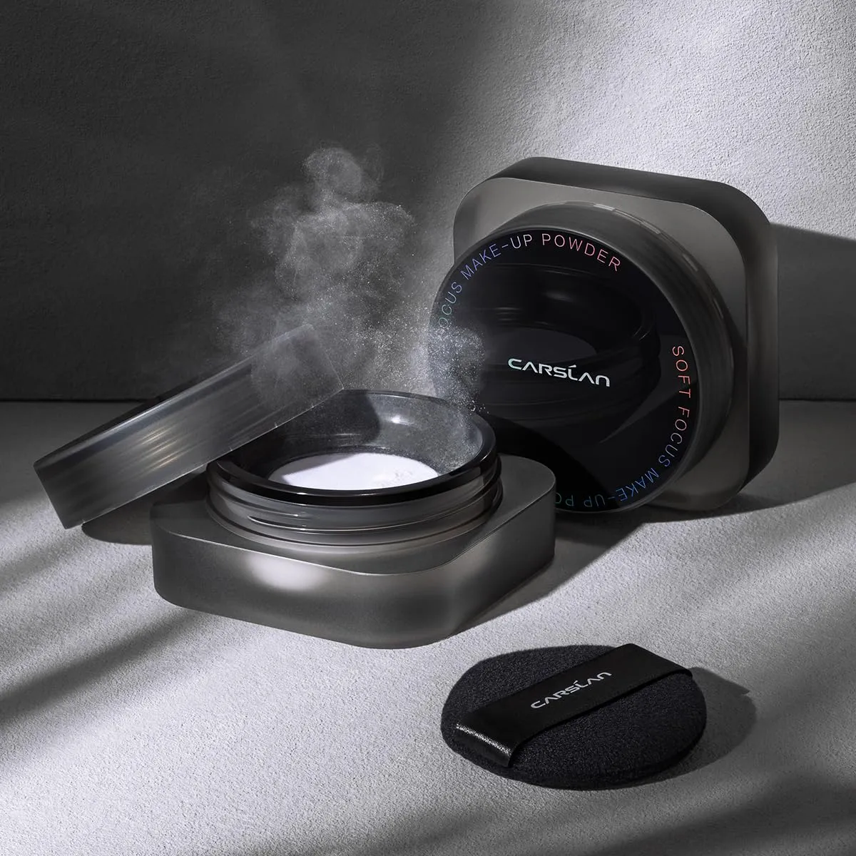 CARSLAN Soft Focus Loose Setting Powder, Waterproof, Matte, Oil Control, Shine Free, Talc-Free Face Powder Makeup, 24H Longwear Finishing Powder, 02 Translucent For Oily